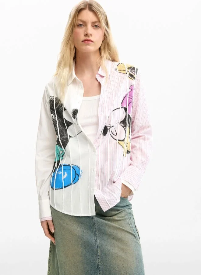 DESIGUAL Mickey And Minnie Mouse™ Shirt